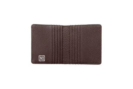 豊岡財布 2つ折りカード財布 ドイツシュリンク チョコ