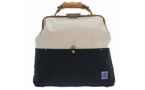 木綿屋五三郎 帆布コンビダレスリュック（No.4978-60）生成×濃紺