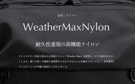 豊岡鞄 CIE WEATHER BACKPACK（071950）ブラック / 木和田正昭商店 バックパック 大容量 カバン リュック リュックサック メンズ リュックメンズ B4ファイル対応