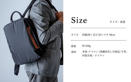 豊岡鞄　3011 デイパック（ディープブルー）