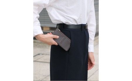 豊岡財布　YOUTA BOX カード＆コインケース（YKW4）ダークブラウン