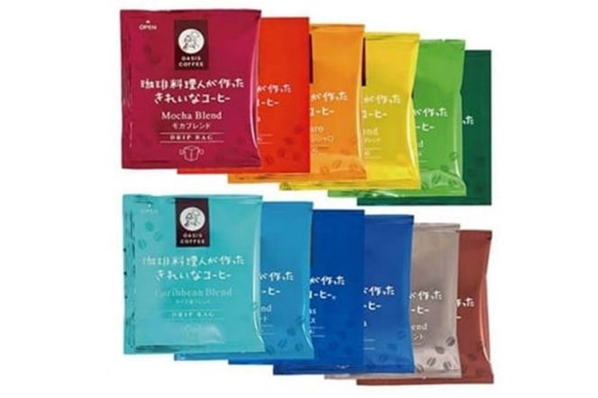 【C6-011】★特許製法★きれいなコーヒードリップバッグ（12種・180袋）