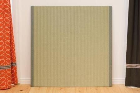 フロアー畳 和紙製畳表 グリーン 9枚 / 畳マット フローリング 畳 畳に敷くだけ 置き畳 インテリア 国産 和室 洋室 リフォーム 畳みマット フローリング畳 おしゃれ 高耐久 滑り止め【株式会社植村畳】