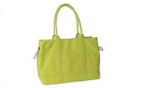 ＣＲＯＳＳＲＯＡＤ　帆布トートバッグL　501091　アップルグリーン