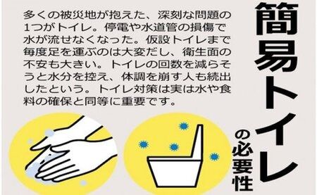 防災グッズ米ぬかパワー非常用防臭トイレ 10回分 豊岡産