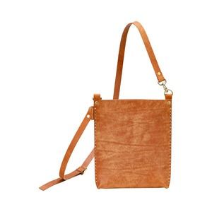 豊岡鞄 haaki Leather SDバッグ HLB101 コニャック/ KOMOREBI 木和田正昭商店 牛皮革 革 ショルダーバッグ レディース 高級 おしゃれ バッグ かばん カバン 鞄 シンプル デザイン ハンドメイド ブラウン 茶色