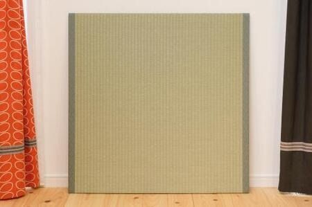 フロアー畳 和紙製畳表 グリーン 6枚 / 畳マット フローリング 畳 畳に敷くだけ 置き畳 インテリア 国産 和室 洋室 リフォーム 畳みマット フローリング畳 おしゃれ 高耐久 滑り止め【株式会社植村畳】