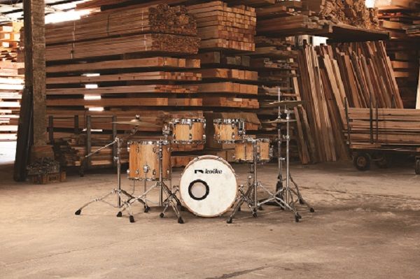 【高島屋選定品】＜koikedrums＞ 栗の木 ドラムセット F4N-0593