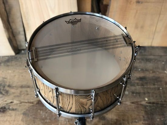 【高島屋選定品】＜koikedrums＞ 栗の木 スネアドラム（14”×6.5”） F4N-0579