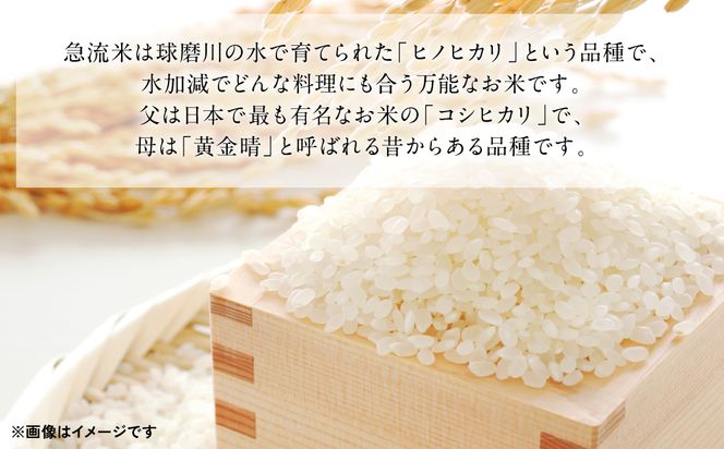 【令和6年産】熊本県産 球磨川急流米 ヒノヒカリ 5kg×2袋 合計10kg