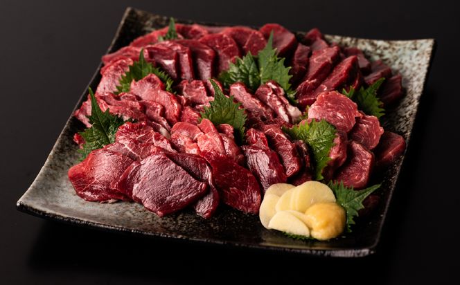 上赤身 馬刺し 400g（約100g×4パック） 馬刺し用醤油付き 馬肉