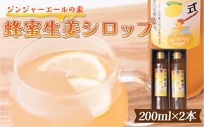 生姜の方程式 合計400ml (200ml×2本) 蜂蜜生姜シロップ ジンジャーエールの素 しょうが ショウガ 温活 冷え対策 ドリンク 熊本県 八代市