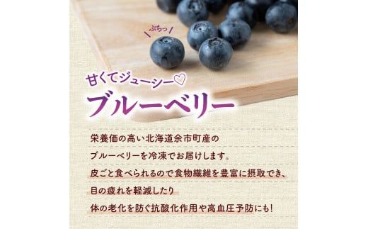 冷凍ブルーベリー 250g×4パック×2箱 北海道産　甘くてジューシー 余市産 ブルーベリー 250g × 4パック × 2箱 合計 2kg 冷凍 北海道産 国産 高い栄養価 抗酸化作用 高血圧予防 