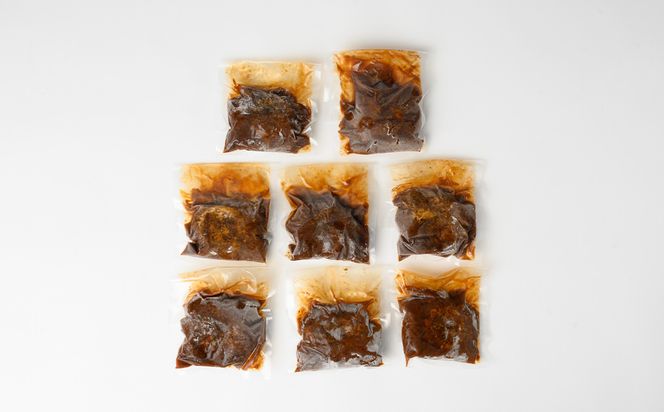 FN タテガミ入り 馬肉 ハンバーグ ( デミソース ) 8個 セット 合計約1.6kg 200g×8個 デミグラスソース ハンバーグ 馬肉 惣菜 おかず 馬肉 タテガミ 真空パック 冷凍