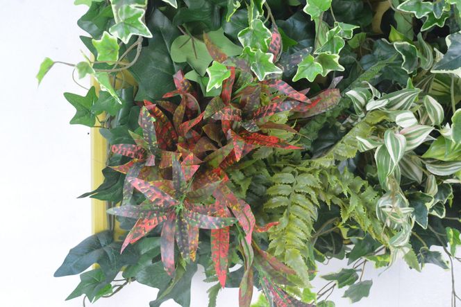 壁掛けアレンジ 横長（造花）Go-569