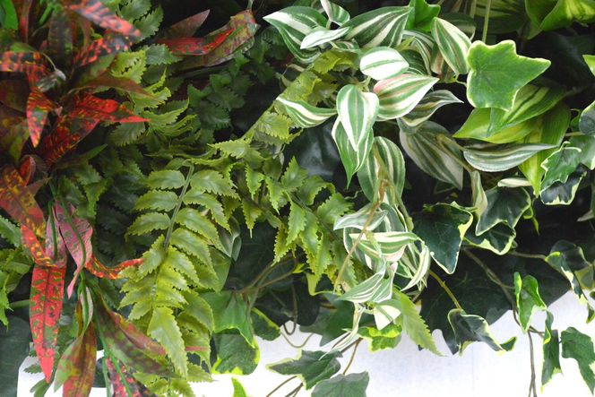 壁掛けアレンジ 横長（造花）Go-569