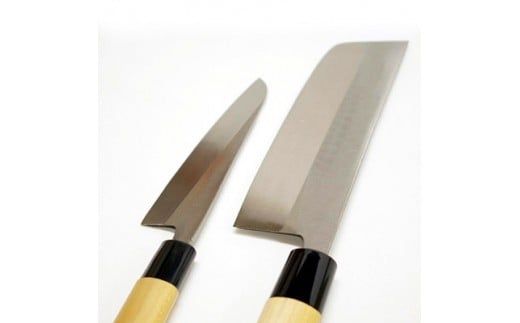 包丁 刃物 中新田打刃物 石川刃物製作所 包丁 2本セット＜石川刃物製作所＞【宮城県加美町】 宮城県 伝統工芸品 菜切包丁 皮剥包丁 ペティナイフ 牛刀 職人/is00001