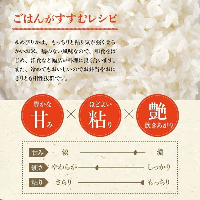 （精米5Kg）ホクレンゆめぴりか 特A ホクレン 北海道産 ごはん ブランド 北海道米 精米 白米 お米 炊き込みご飯 卵かけごはん 手巻き寿司 おにぎり _Y010-0444