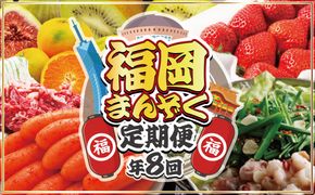 【全8回】福岡のうまかもん をお届け！福岡まんぞく定期便【ほたるの里】_HB0193