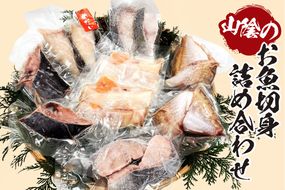 【山陰のお魚切身詰め合わせ（冷凍）】入金確認後、順次発送  産地直送 鮮度抜群 下処理不要 切身 焼く 煮る 蒸す 手間なし 大人気 ふるさと納税 兵庫県 香美町 香住 山米鮮魚 74-10