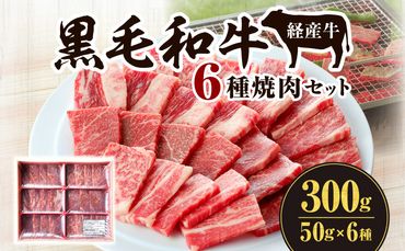 黒毛和牛(経産牛)6種焼肉セット300g