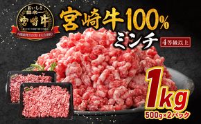 宮崎牛100％ミンチ 1kg_M179-025