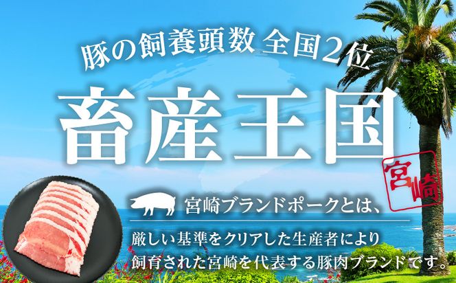 宮崎ブランドポークロース2mmスライスしゃぶしゃぶ用 合計1.6kg_M199-005