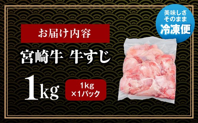 宮崎牛 牛すじ 1kg_M243-017_01