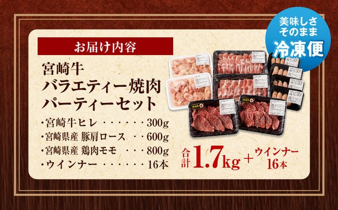 宮崎牛 バラエティー焼肉パーティーセット_M243-039