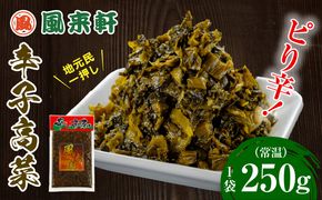 濃厚とんこつ風来軒 辛子高菜（常温）250g×1袋_M285-003