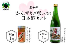 君の井 かんずりが恋しくなる日本酒セット(かんずり×君の井酒造 コラボセット)