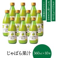 【プレミア和歌山】じゃばら果汁360ml×10本 【njb211-y10】