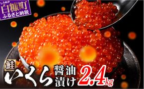醤油漬鮭いくら 2.4kg(200g×2パック×6箱) いくら イクラ 小分け いくら醤油漬 鮭いくら 鮭イクラ イクラ醤油漬 いくら醤油漬け イクラ醤油漬け 鮭 鮭卵 ikura いくら醤油漬 醤油