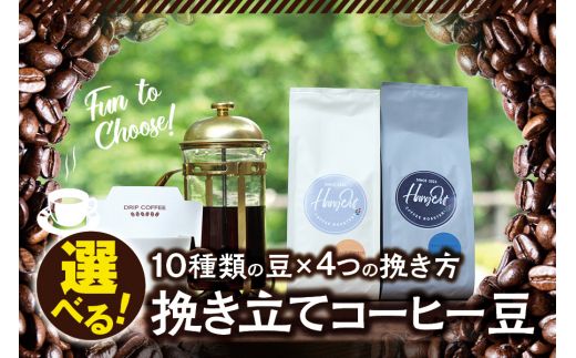 【細挽き】（ブレンド3+コロンビア2）挽き立てコーヒー豆 750gセット【hgo001-a-03】