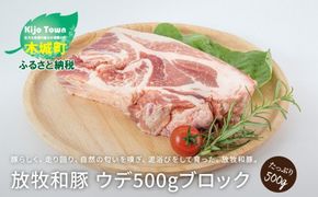 ≪放牧和豚≫ ウデ 500g ブロック K26_0008_3