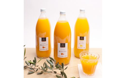 無添加・有田のジュース詰合せ1000ml×3本・3種【ikd104A】