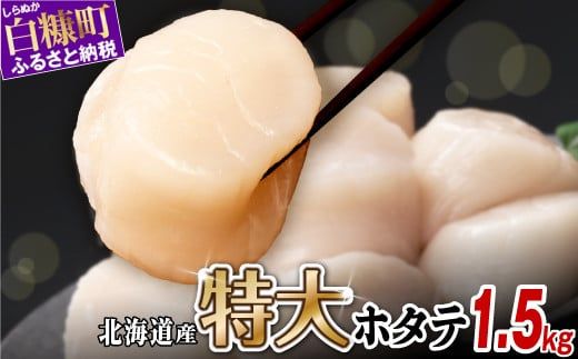 オホーツク産お刺身用ホタテ特大サイズ　 1.5kg (250g×6) ホタテ ほたて 訳あり 大粒 訳ありほたて 訳ありホタテ ほたて貝柱 ホタテ貝柱 北海道産ほたて 北海道産ホタテ 海鮮 特大 大粒