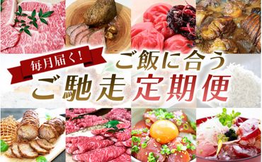 【新宮市】毎月届く ご飯に合うご馳走セット　定期便：12回 / 和牛 牛肉 サーロイン ステーキ ローストビーフ 豚 豚肉 焼豚 チャーシュー うなぎ ウナギ 鰻  まぐろ マグロ 鮪 天然 とろ煮 メンチカツ しらす 珍味 カレー 梅干し 梅干 うめぼし カレー 漬け【tkb136】