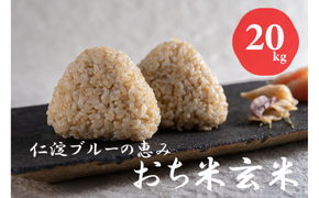 令和8年産　新米　仁淀ブルーの恵み「おち米」（玄米）20kg