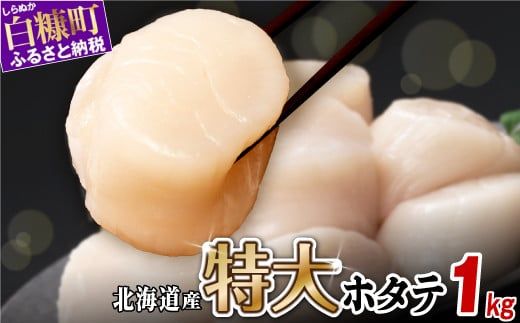 オホーツク産お刺身用ホタテ特大サイズ　 1kg (250g×4) ホタテ ほたて 訳あり 大粒 訳ありほたて 訳ありホタテ ほたて貝柱 ホタテ貝柱 北海道産ほたて 北海道産ホタテ 海鮮 特大 大粒ほた