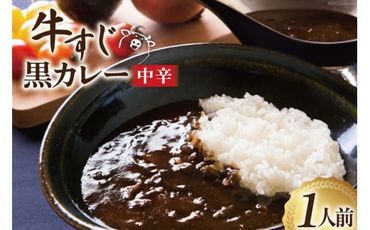 カレー 宮城 牛すじ 黒カレー 1人前(200g) [やくらいフーズ 宮城県 加美町 44581326] 牛すじカレー ブラックカレー レトルト 簡単