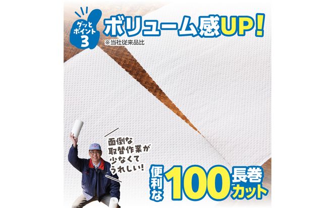 【R18003】グッと吸い込むキッチンタオル100カット(6ロール×8パック)