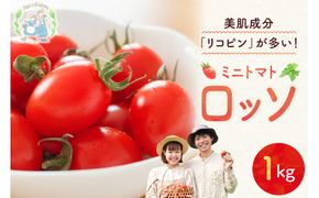 【先行予約：2026年7月下旬頃より発送】NicoFarm Nicoロッソ（ミニトマト）1Kg_Y124-0014