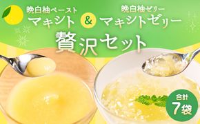 熊本県 八代市産 晩白柚 ペースト「マキシト」&晩白柚ゼリー「マキシトゼリー」贅沢 セット