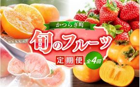 【定期便4回】フルーツ王国かつらぎ町よりお届け！旬のフルーツ定期便【kgr025】