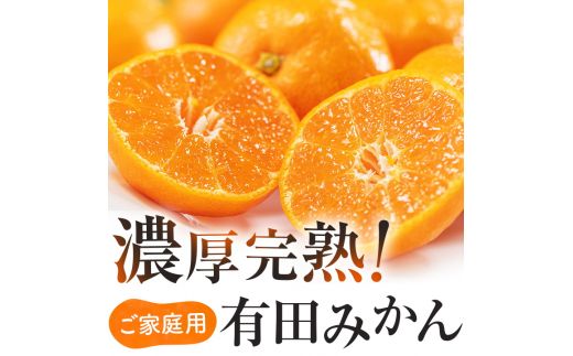 【10月発送】有田育ちのご家庭用完熟 有田みかん 8.5kg＋200g （傷み補償分）【ard196B-10】