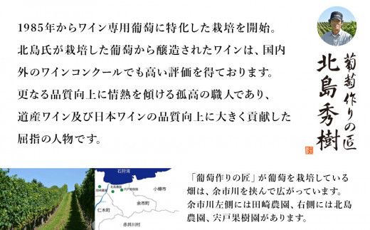 【 北海道ワイン 】 葡萄作りの匠 北島秀樹 ツヴァイゲルト 2020 【 余市のワイン 】 国産ワイン 北海道産ワイン 余市町産ワイン 赤ワイン 黒ブドウ GI北海道 750ml_Y020-0501