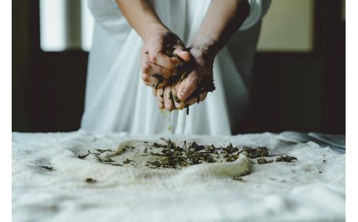 モンガク谷ワイナリー 3種のぶどうの葉を使ったフィールドブレンド北海道TEA_Y037-0333