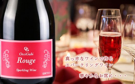 【OcciGabi Winery】ルージュ・スパークリング 【余市のワイン】 ワイン 赤ワイン スパークリングワイン ドルンフェンダー レゲント 余市のワイン 北海道のワイン 日本のワイン 国産ワイン