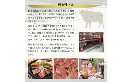 希少和牛 熊野牛ロース すき焼き用 約500g ＜冷蔵＞ すき焼き 牛肉 肉 赤身 ロース 和牛 【sim100】